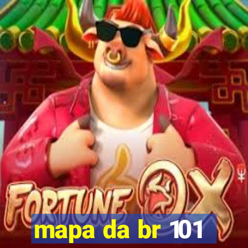 mapa da br 101